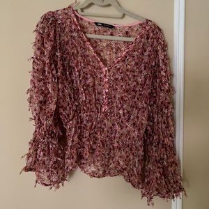 Zara Floral Top Size S
